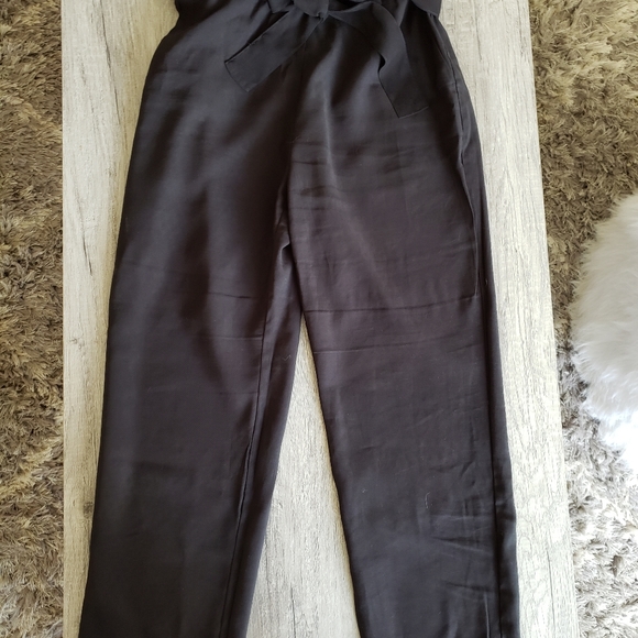 ZARA-High waisted paperboy pants with tie belt - Picture 10 of 12